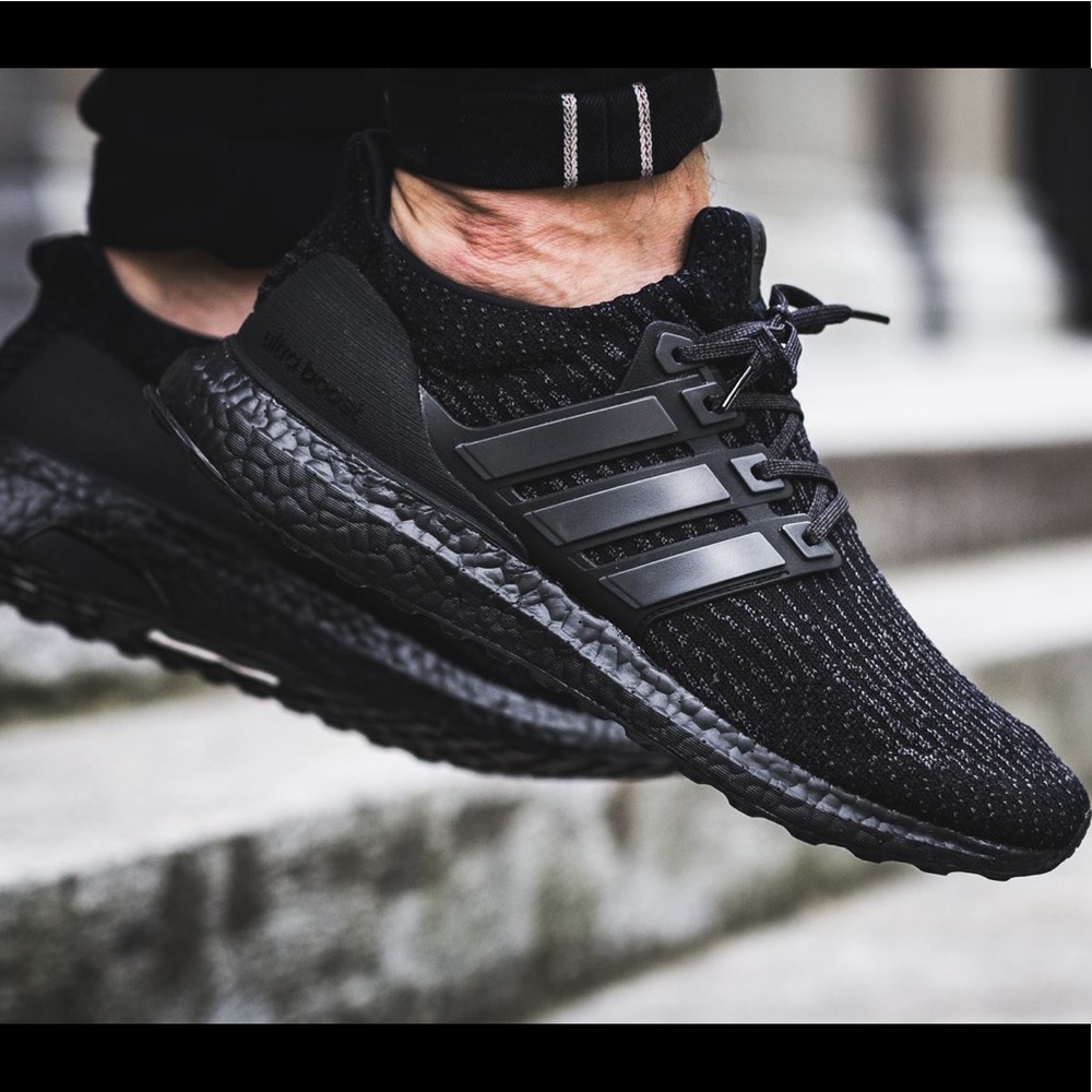 ❌SOLD❌ Triple Black 3.0 Adidas Ultra Boosts